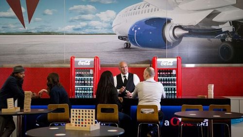 Delta's Middle Seat Lounge at Boston's airport. Source: Delta Air Lines.