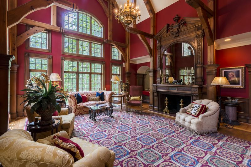 A look at 3863 Streamside Drive in Marietta, which is being sold for $2.5 million. The 12,000-square-foot castle sits on an acre just off Sope Creek.