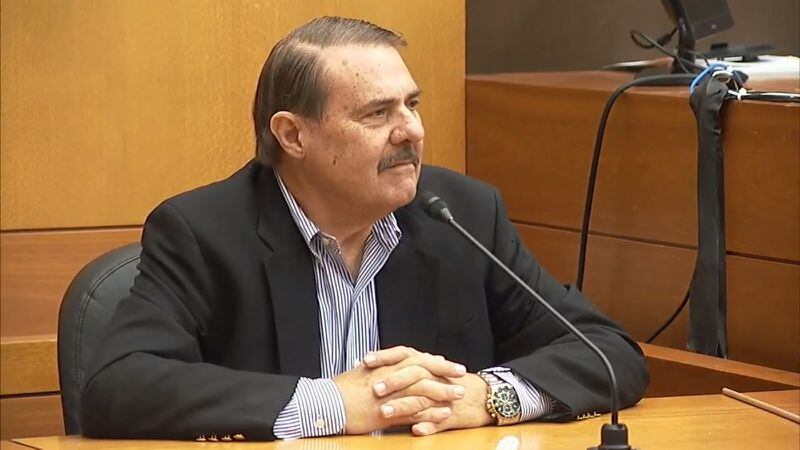 Alan Craig Stringer, a sales executive at Corey Enterprises, testifies at the murder trial of Tex McIver on March 19, 2018 at the Fulton County Courthouse. (Channel 2 Action News)