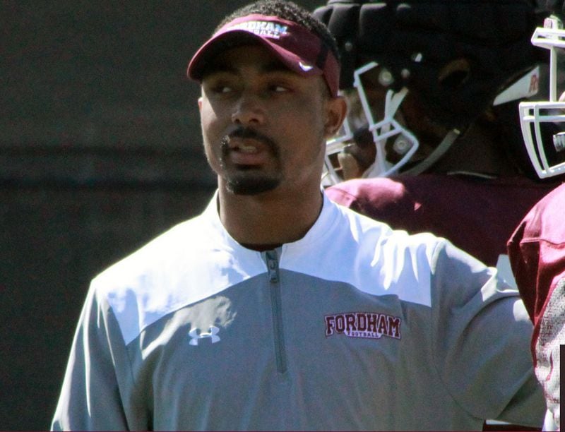 Fordham assistant coach Steven Thames, who played at New Hampshire. (Fordham website) 
