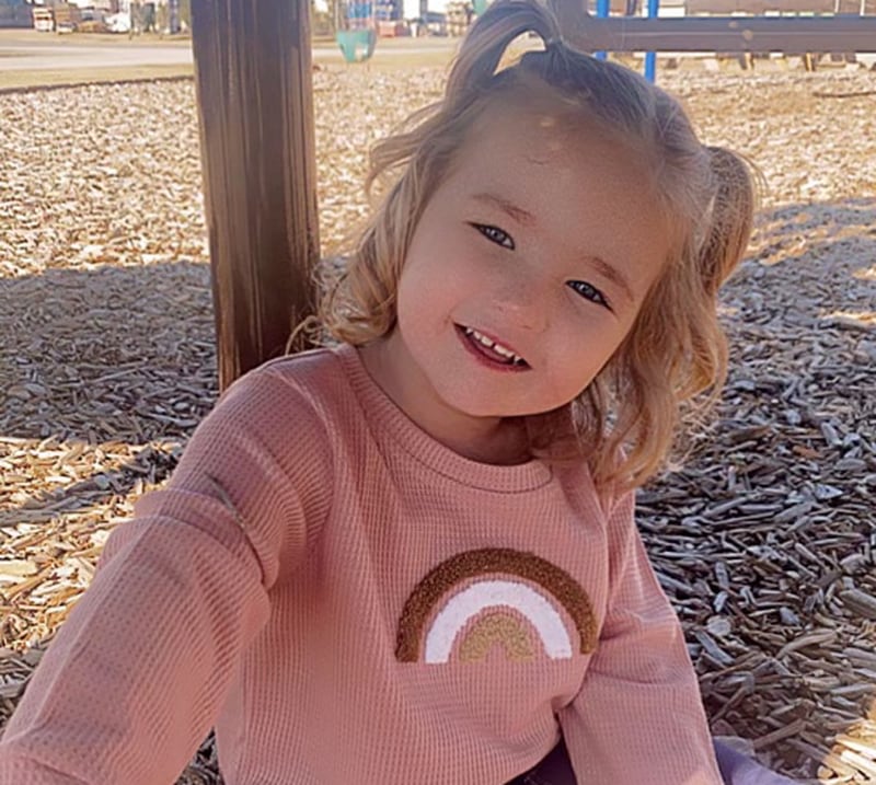 "Preslee is an outgoing, spunky, sassy toddler that has a mind of her own," Meagan said. "She is such a smart little girl with a bubbly personality and kind heart, I couldn’t ask for a better child! She loves singing and dancing and playing outside."