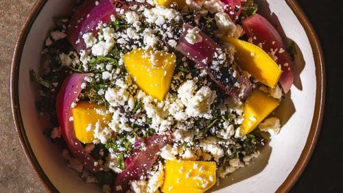 The superfood salad at Farm Burger makes a filling meal. Courtesy of Farm Burger