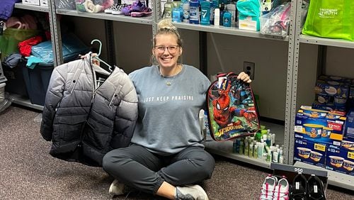 Sydney Bailey of Winn Holt Elementary in Lawrenceville launched a Care Closet to provide students with educational as well as personal items.