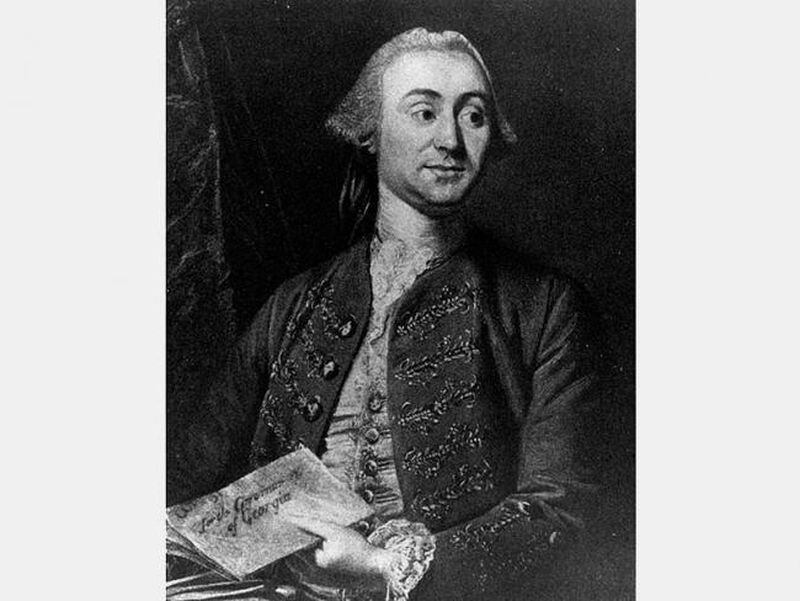 James Wright, the last royal governor of Georgia, served from 1760 to 1782. Born in London, he died in 1785 and was buried in Westminster Abbey. Photo and capsule: New Georgia Encyclopedia.