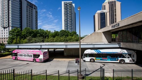 Metro Atlanta transit agencies cut back service amid the coronavirus pandemic. Now several agencies are planning to restore service - but slowly. (Jenni Girtman for The Atlanta Journal-Constitution)