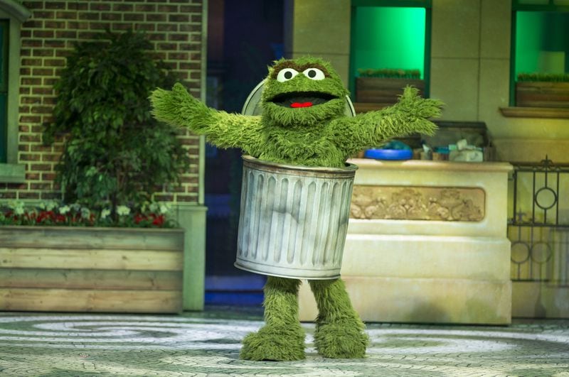 Liz Sanford plays Oscar the Grouch in the touring “Sesame Street Live” show. She lives in Atlanta when she is not touring. CONTRIBUTED BY FELD ENTERTAINMENT