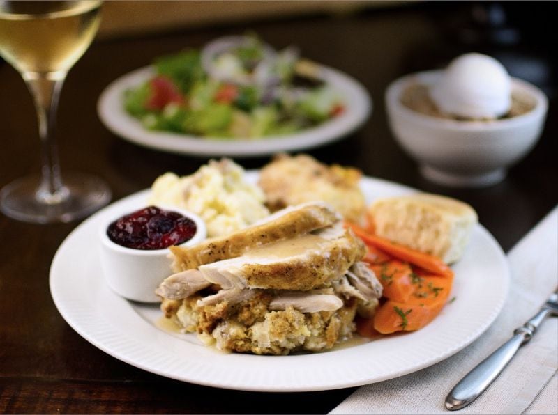 Sit down to a Thanksgiving feast at Ted's Montana Grill. Photo credit: TruePoint Communications.