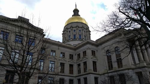 The Georgia Gold Dome, where lawmakers approved education bills on the last day of the 2016 legislative session. (Ty Tagami/ty.tagami@ajc.com)