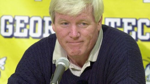 George O'Leary during his time as coach at Georgia Tech.