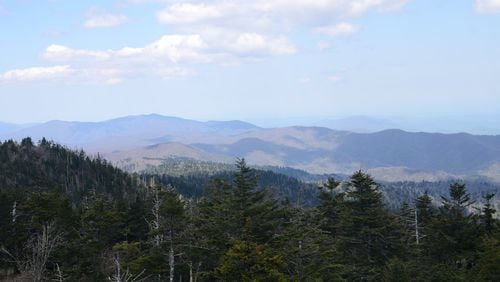 Clingmans Dome, the highest point in the Great Smoky Mountains National Park, offers a panoramic view of the park and beyond. (Wesley K.H. Teo)