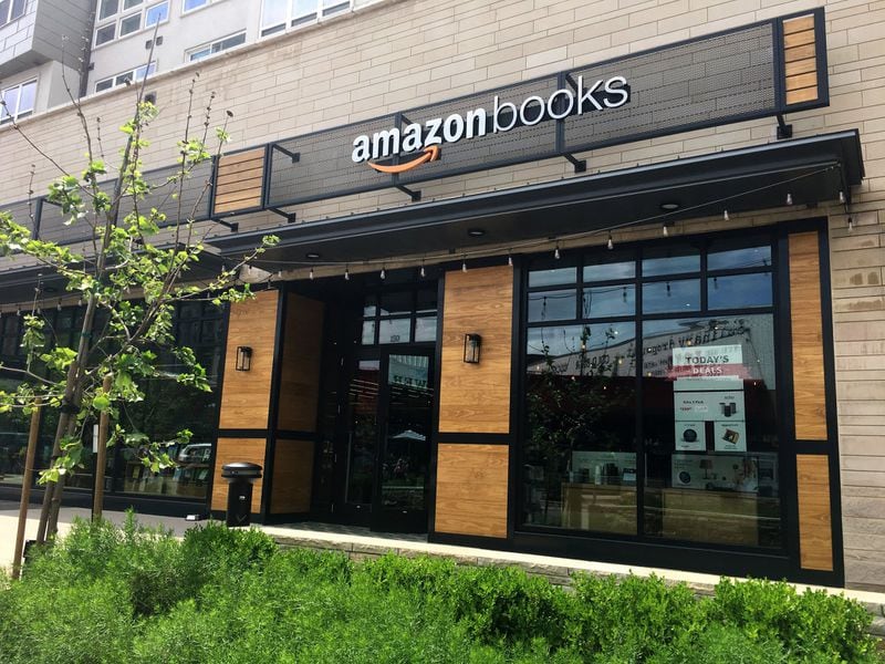 The new Amazon Books store at Domain Northside opened in March and features about 2,000 book titles, as well as Amazon’s electronic devices and some nondigital products, such as board games, toys and high-powered blenders. Addie Broyles / American-Statesman
