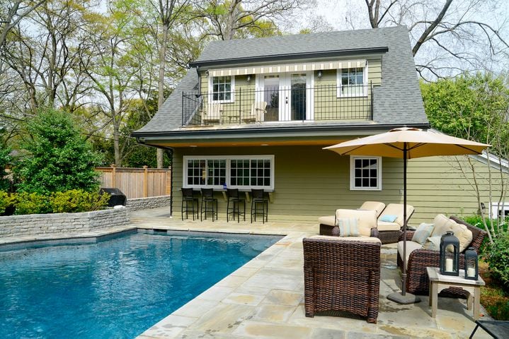 Pool house and cabana