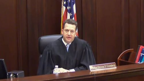 U.S. District Court Judge Steven D. Grimberg during a virtual court hearing regarding DeKalb County's sewer consent decree. SCREENSHOT