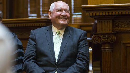 The Georgia Board of Regents voted Tuesday without opposition to make Sonny Perdue the sole finalist to become chancellor of the University System of Georgia. (AJC file photo)