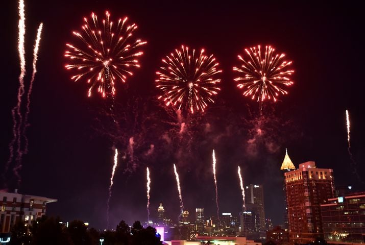 Fourth of July fireworks in Atlanta