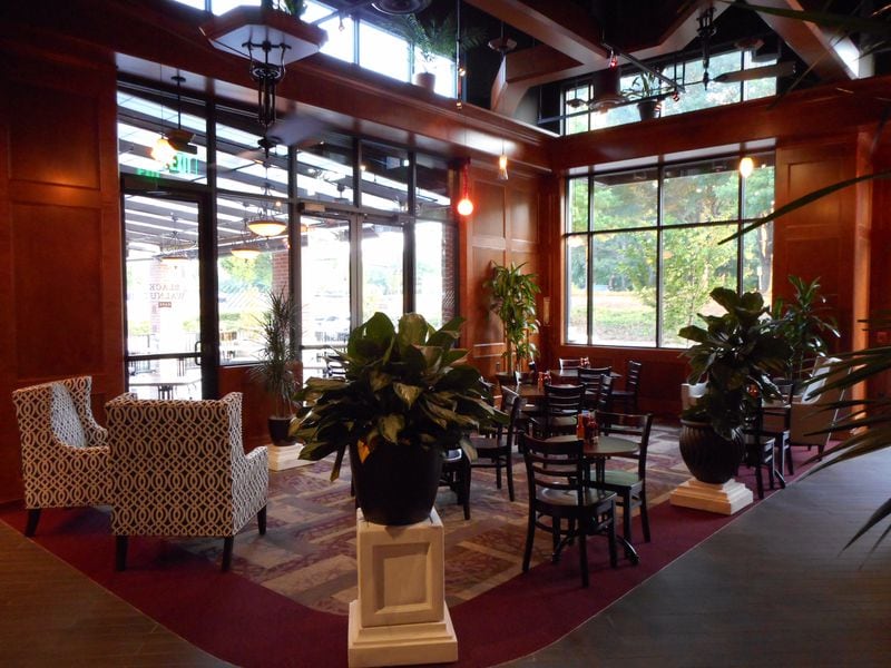 The interior of Black Walnut Cafe's new location at 5805 Windward Parkway in Alpharetta. Photo credit: Black Walnut Cafe.