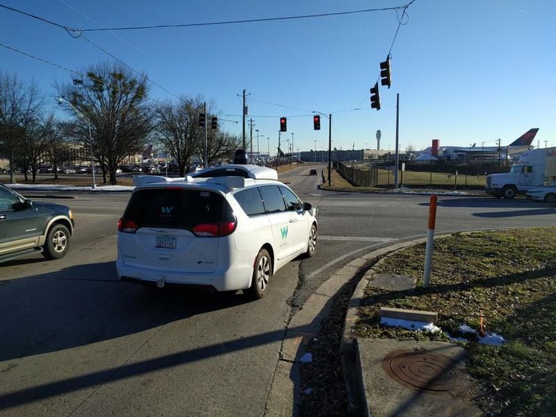 Waymo, Google parent company Alphabet’s autonomous vehicle division, has been mapping metro Atlanta roads.  (Photo: Doug Turnbull/WSB)