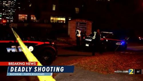 A man was found shot and killed near Phipps Plaza in Buckhead on Monday night.
