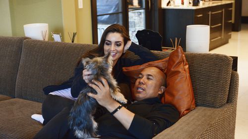 Lindsey Georgalas and her husband Hines Ward will be featured on "Celebrity Wife Swap" on Wednesday, May 27 at 10 p.m. CREDIT: ABC