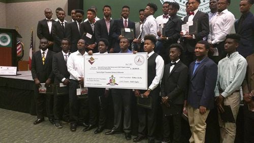 Last year was the sixth year the Lawrenceville-Duluth Alumni Chapter and Foundation of Kappa Alpha Psi Fraternity awarded scholarships. CONTRIBUTED