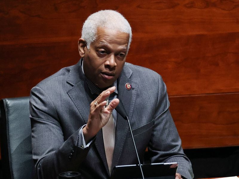 Rep. Hank Johnson (D-Ga.) during a House Judiciary Committee hearing in Washington, on Tuesday, July 28, 2020. (Chip Somodevilla/Pool via The New York Times)