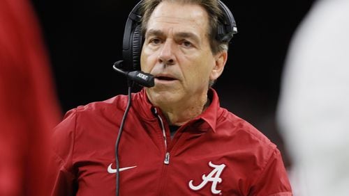 Alabama head coach Nick Saban is going for his sixth national title.