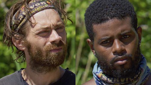 Christian Hubicki and Davie Rickenbacker have both played solid games to make it to the final 8 on "Survivor." CREDIT: CBS