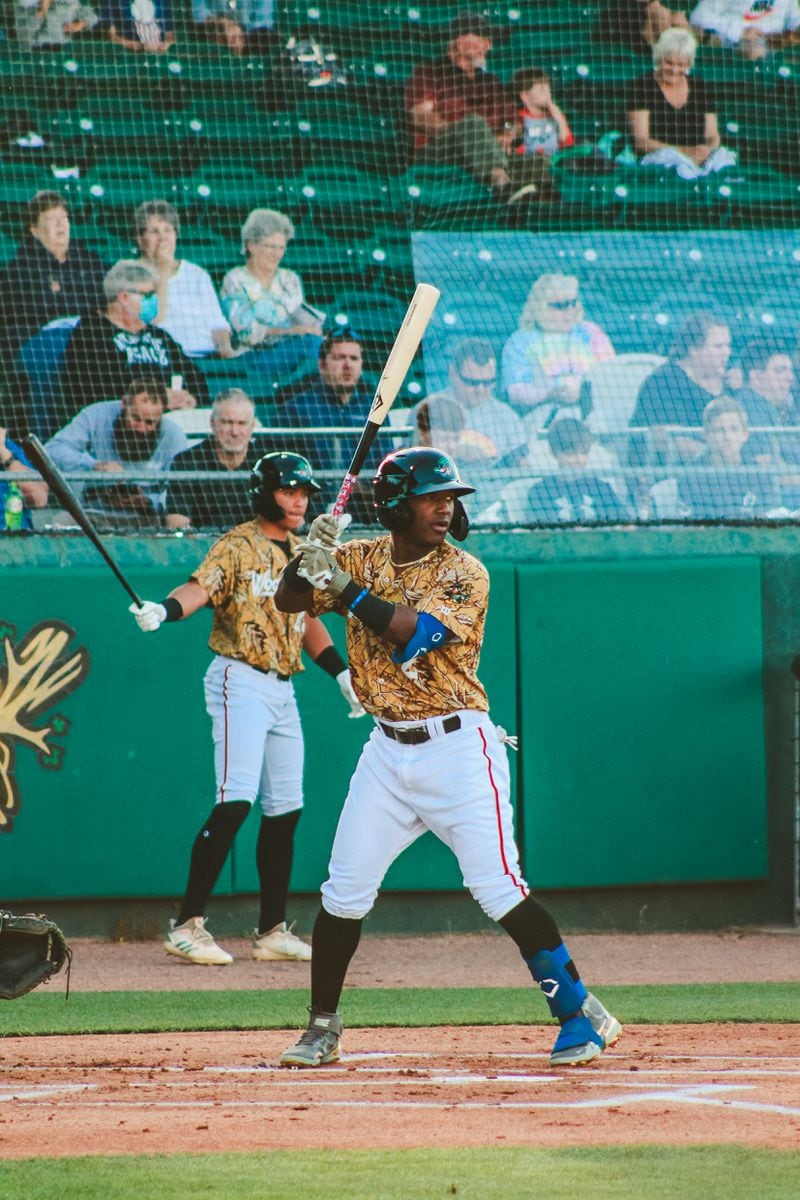 Luisangel Acuna, brother of Braves' Ronald Acuna Jr., is playing in the Texas Rangers farm system with the Down East Wood Ducks.