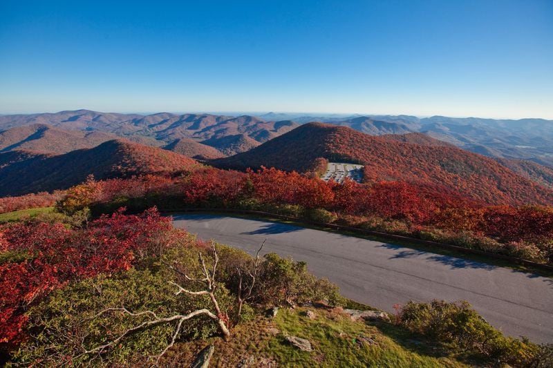 The Russell-Brasstown Scenic Byway provides easy access to Georgia's highest point, 4,784-foot Brasstown Bald.
Courtesy of ExploreGeorgia.org