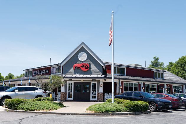 A view of Red Lobster on Camp Creek Parkway in Atlanta shown on Monday, May 20, 2024. (Natrice Miller/ AJC)