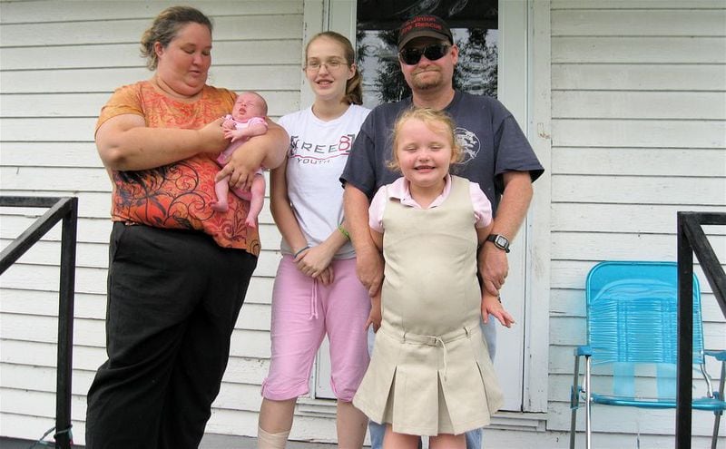 Honey Boo Boo's sister Anna, in the pink sweatpants, has launched a DIY video series. Photo: Jennifer Brett
