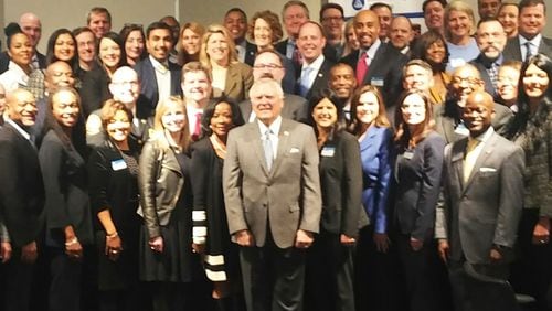 Leadership Atlanta’s Class of 2018 at Power and Influence Day with Gov. Nathan Deal
