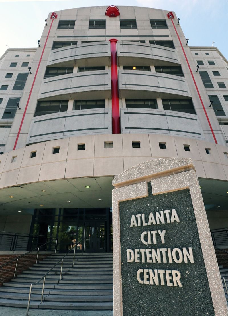 Atlanta City Detention Center in downtown Atlanta. 