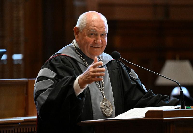 Chancellor Sonny Perdue spoke to state lawmakers in January about inflation and other budget pressures that impact the University System of Georgia. (Hyosub Shin / AJC file photo)