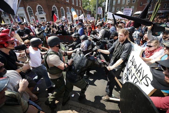 Violent protest in Charlottesville