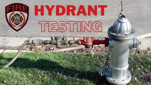 The Alpharetta Department of Public Safety will be testing fire hydrants now through November to make sure they remain in good working order. COURTESY ALPHARETTA DEPARTMENT OF PUBLIC SAFETY