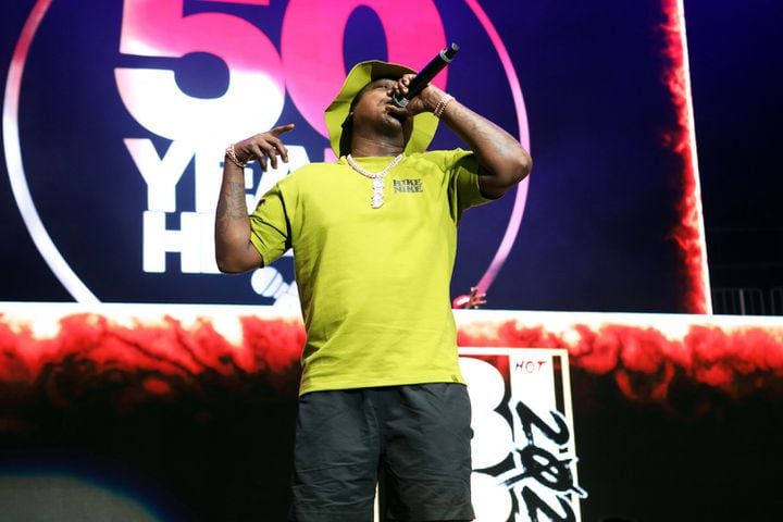 Judakiss performs at the annual Hot 107.9 Birthday Bash ATL. The sold-out concert took place Saturday, June 17, 2023, at State Farm Arena. Credit: Robb Cohen for the Atlanta Journal-Constitution