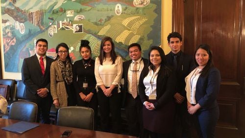 This group went to Washington D.C. to advocate for the approval of a bill that would favor undocumented youth. (Photo courtesy of Marisol Estrada).