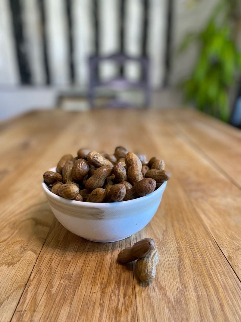 Boiled peanuts from the Happie Chicks. Courtesy of Tim Latsbaugh