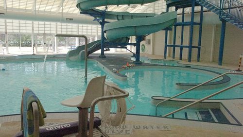 070319 - BUFORD, GA — This is the view from the life guard seat of the “leisure pool” at Bogan Aquatic Center. (all cq) (NICK ARROYO / AJC staff)