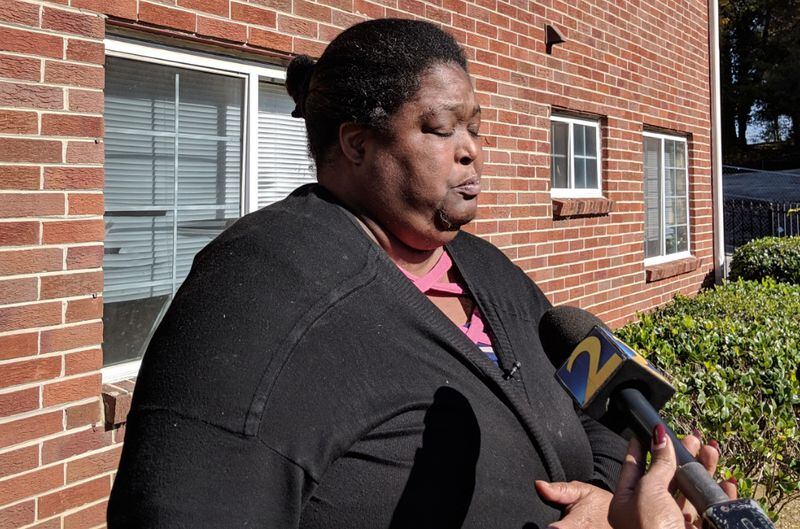Sonja Denise Harrison  said whoever shot and killed her 14-year-old daughter also took her unborn grandchild's life. She spoke to reporters Tuesday outside the apartment where the teenager died.