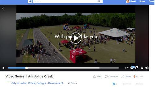 Johns Creek invites residents to appear in “I Am Johns Creek,” a series of videos in which they tell what they like about the city. CITY OF JOHNS CREEK via YouTube