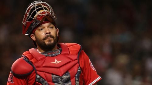 Catcher Rene Rivera has played for the Angels, Mariners, Twins, Padres, Rays, Mets and Cubs