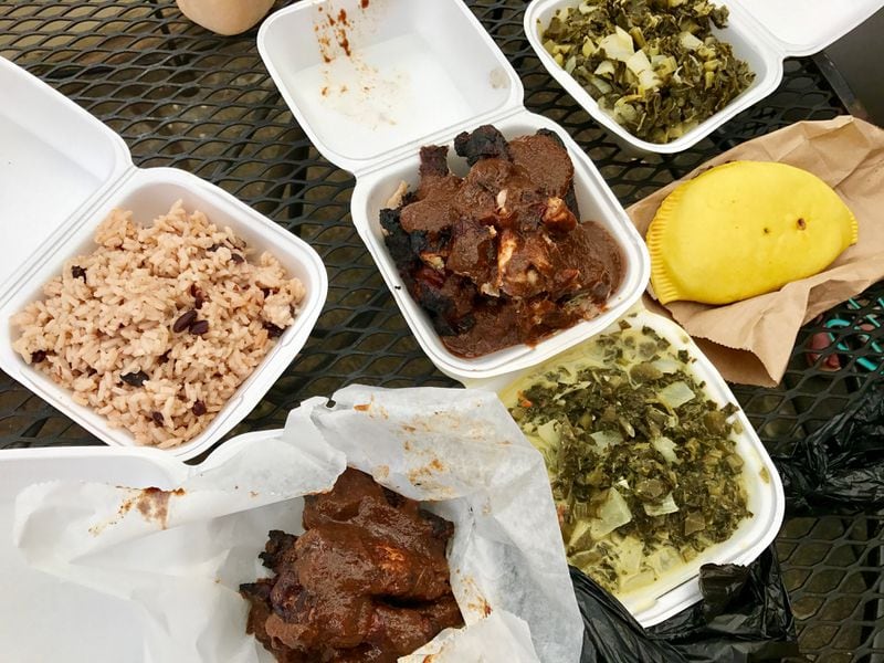 Portions of meat and sides at Caribbean Chicken & Fish are generous. / Photo by Ligaya Figueras