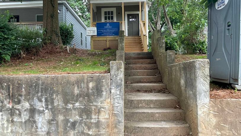This home at 785 Coleman Street SW is the third home to be rehabilitated by a partnership between Georgia Trust for Historic Preservation and Atlanta Land Trust. Image credit: Georgia Trust for Historic Preservation
