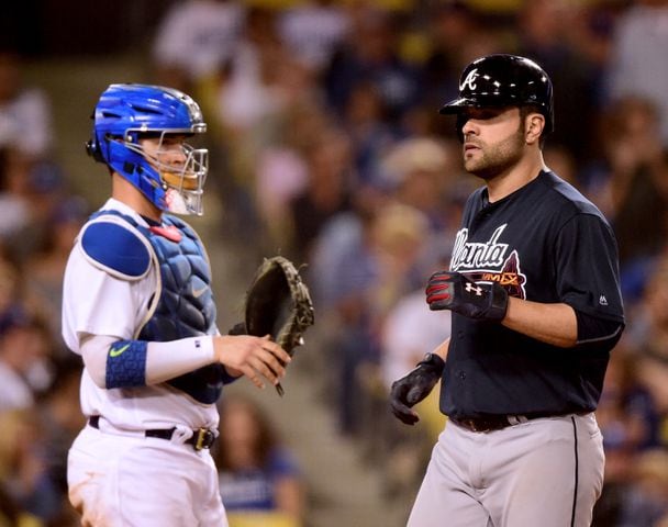 Photos: Braves pitcher Jaime Garcia hits grand slam against Dodgers