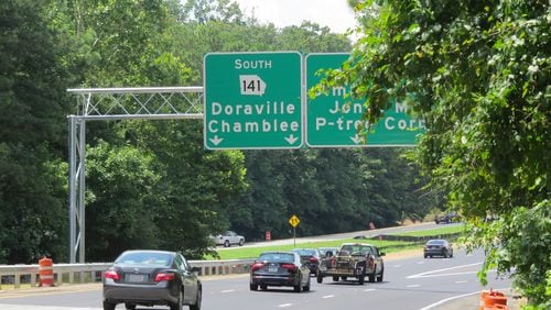 A new merge lane will make driving on Ga. 141 less of a "headache," a Peachtree Corners spokesperson said.