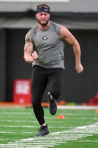 Photos: Bulldogs try to impress NFL scouts at Georgia Pro Day