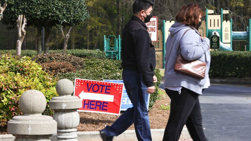A special election for a south Metro Atlanta seat in the Georgia House is heading to a runoff between Democrats Mark Baker and Derrick Jackson.  (Natrice Miller/ natrice.miller@ajc.com)