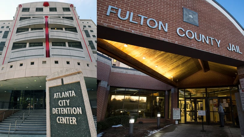 The Atlanta City Detention Center and the Fulton County Jail. (file photo)
